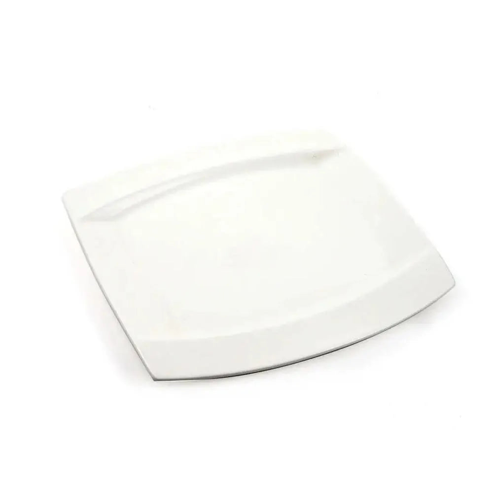 Porceletta Porcelain Square Plate Meena Design Ivory, 30 cm