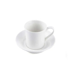 Porceletta Porcelain Coffee and Tea Cup & Saucer Ivory, 230 ml