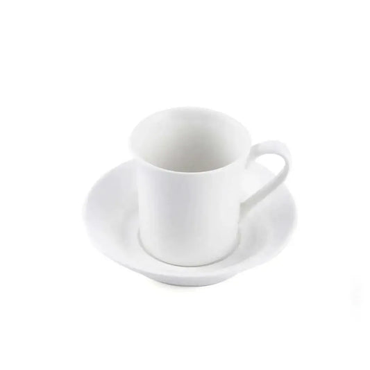 Porceletta Porcelain Tea and Coffee Cup & Saucer Ivory, 230 ml