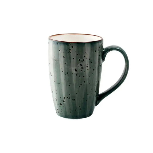 Porceletta Porcelain Tea & Coffee Mug Green Color Glazed, 300 ml