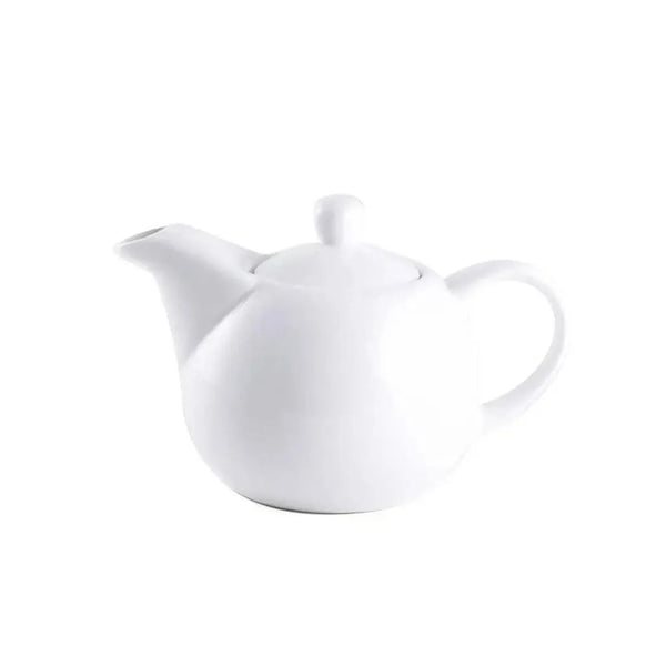 Porceletta Porcelain Tea Pot Coup Shape Ivory, 380 ml