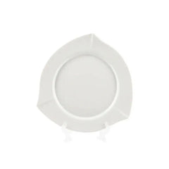 Porceletta Porcelain Triangle Plate Ivory, 24.5 cm