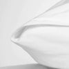 Satin 250 Thread Count Hotel Linen Pillow Case Super King Polycotton Sateen, 120 Gsm, 65 x 95 cm, Color 1 cm Stripe White