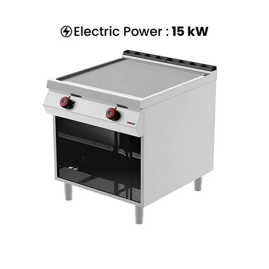 Desco Electric Grill on Open Cabinet Double Plate, 15 kW, 80 x 90 x 90 cm