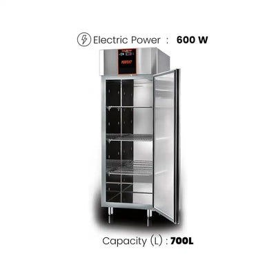 Tecnodom AF07PKMBT Single Door Freezer 700 L 600 W, 71 x 80 x 210.5 cm - HorecaStore