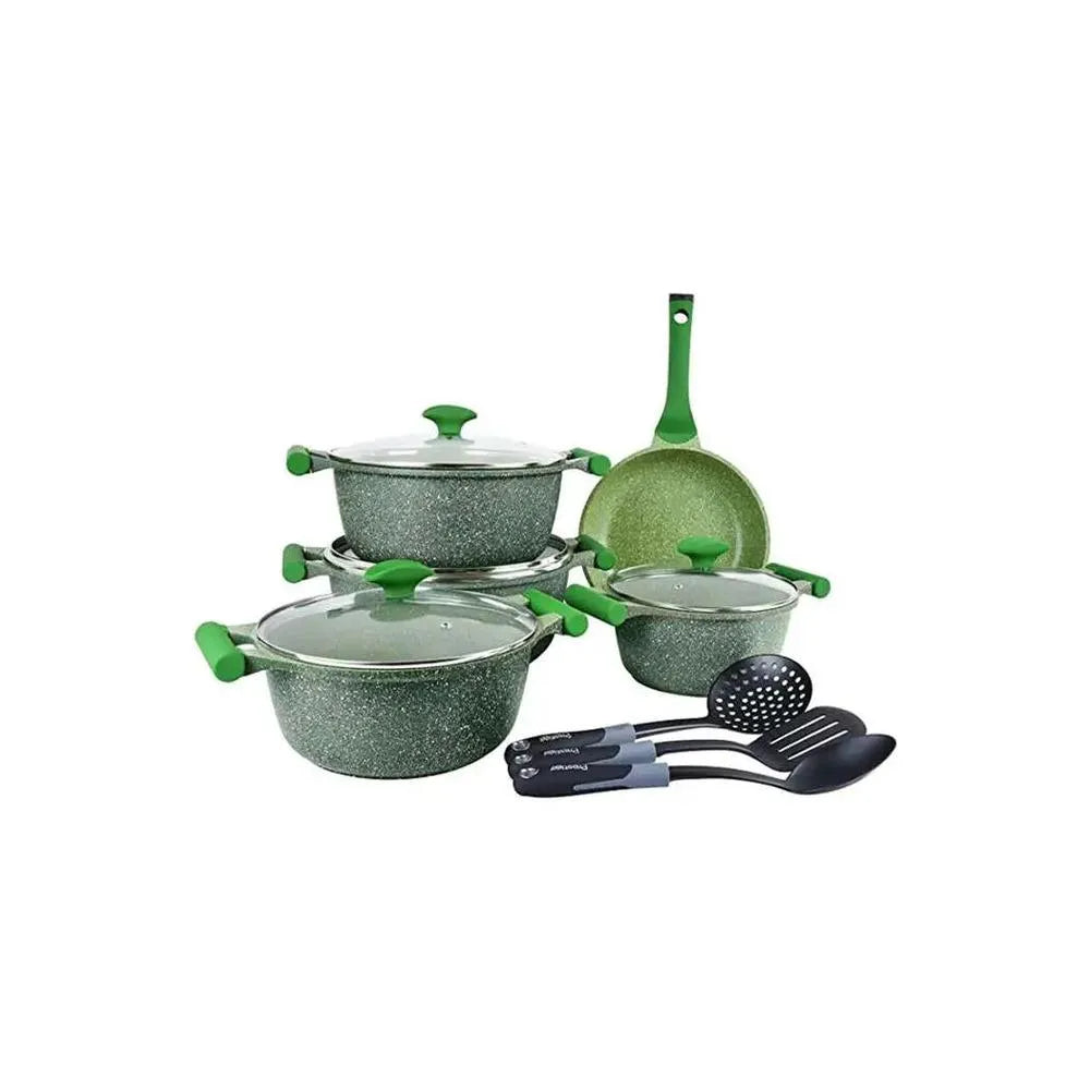 Prestige Ceramic Essentials (Green) Set, 12 pc