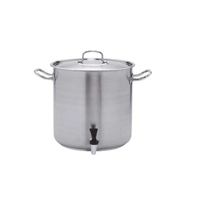 Pujadas Spain P248035 Stainless Steel Stock Pot  With Lid 35 cm