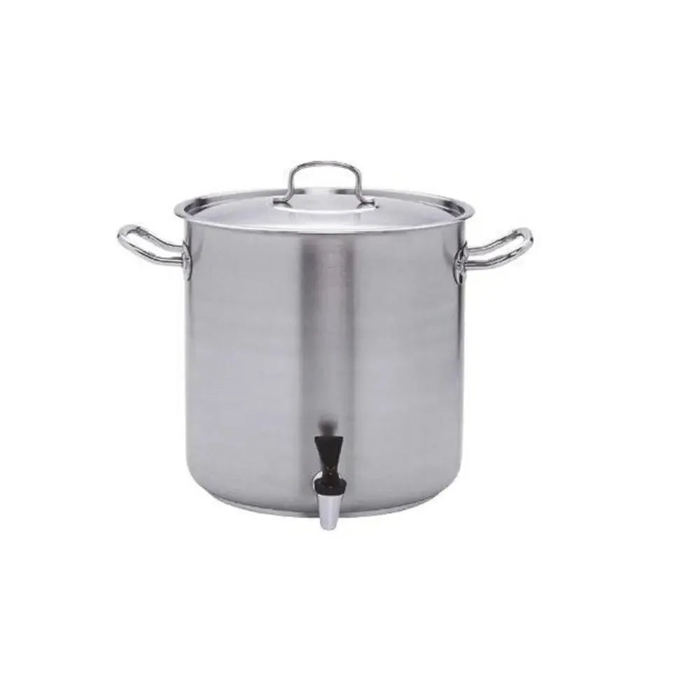 Pujadas Spain P248040 Stainless Steel Stock Pot With Lid 40 cm