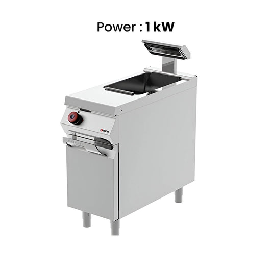 Desco Dump Fryer Under Open Cabinet, 1 kW, 40 x 70 x 90 cm