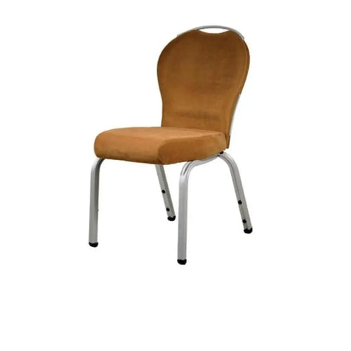 Regetta Aluminium Trendy Banquet Chair Comfortable, Lightweight, Space-saving, Webbed Seat with Lumbar Support, Stackable