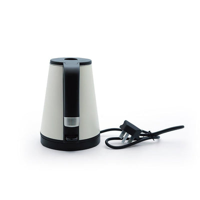 Roomwell UK Double Wall 304 Stainless Steel Nova Electric kettle 0.6 L, 1000 W White - HorecaStore