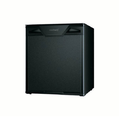 Roomwell UK High Cool Absorption Minibar, Solid Door 40 Liters, H 55.8 x W 40 x D 42.5 cm, 100% Silent, Ultra-Cooling, CFC/HCFC Free, Color Black