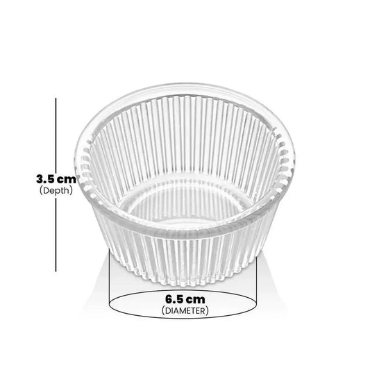 Rubber Plas Tech Clear Polycarbonate Jam Bowl 60 ml