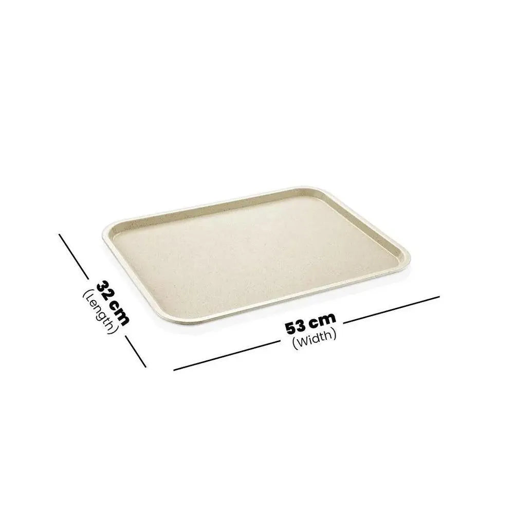 Rubber Plas Tech Meally Service Tray 37 x 53 cm Beige