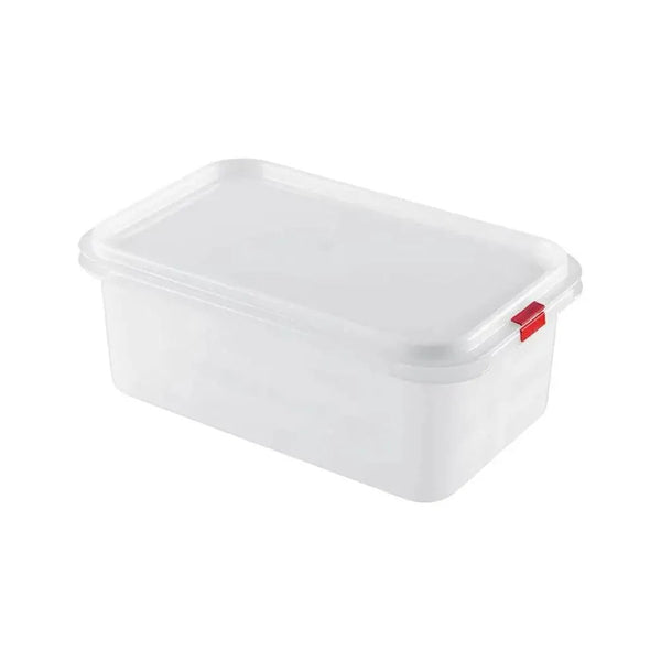 Rubber Plas Tech Polypropylene GN 1/4 Container With Lid 10 cm deep