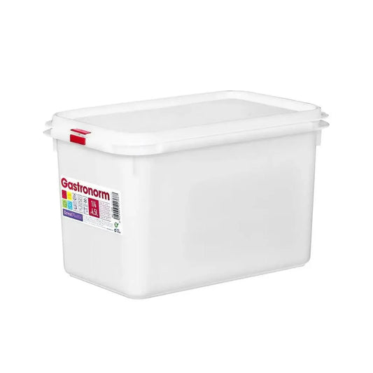 Rubber Plas Tech Polypropylene GN 1/4 Container With Lid 15 cm deep