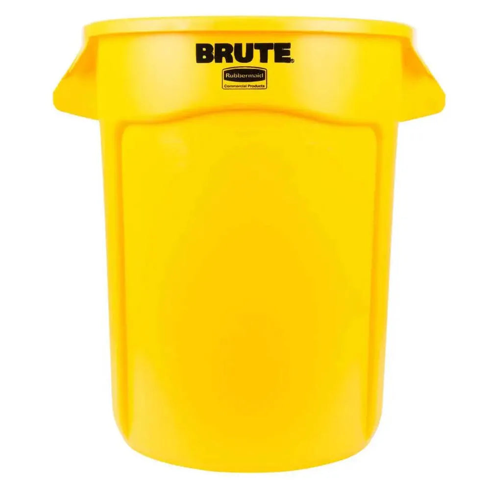 Rubbermaid 121L Brute Container Without Lid Yellow