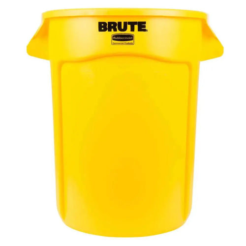 Rubbermaid 121L Brute Container Without Lid Yellow