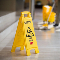 Rubbermaid 2 Sided Wet Floor Caution Sign Board 1 x 6