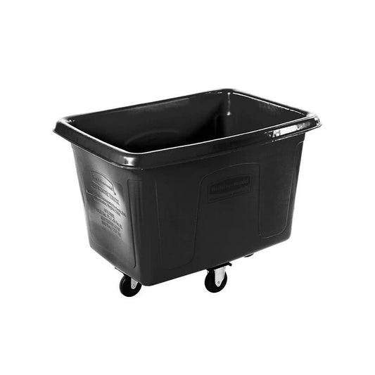 rubbermaid 400l cube truck without lid black