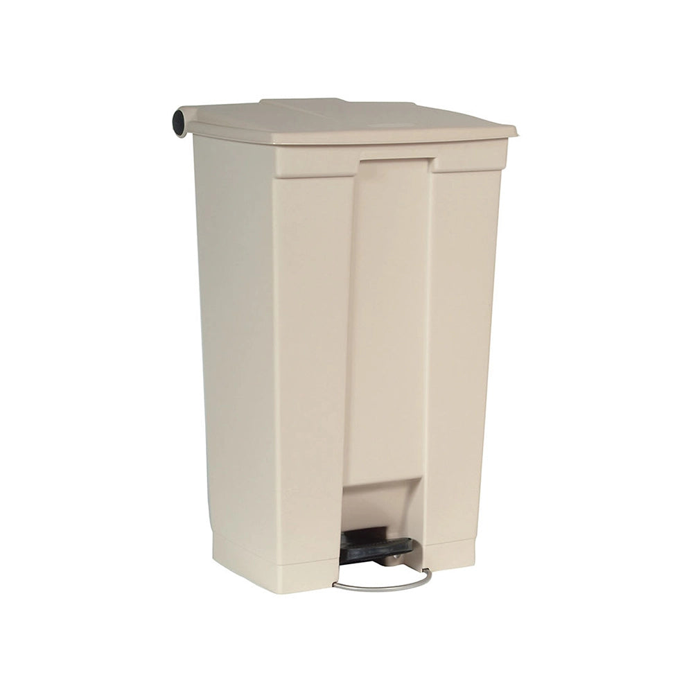 rubbermaid 87l step on legacy container beige