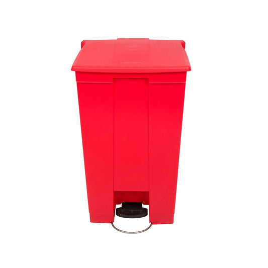 rubbermaid 87l step on legacy container red