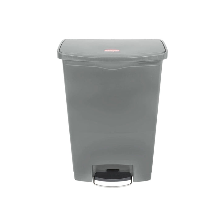 rubbermaid 90l slim jim step on pedal bin grey