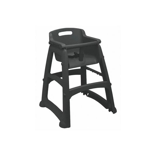 rubbermaid baby high chair with wheels black