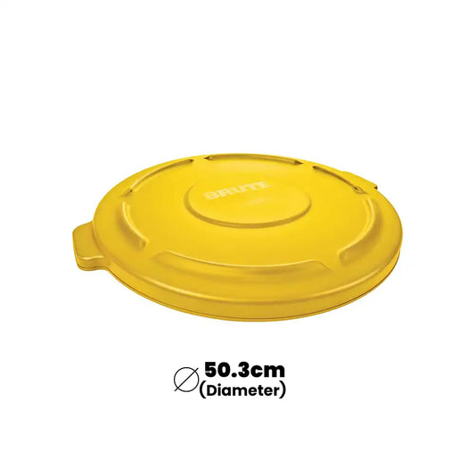 rubbermaid enriched lid for 75l yellow brute container