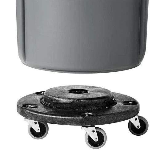 rubbermaid fg264000 dolly for round container 46 36 46 36 16 84 cm