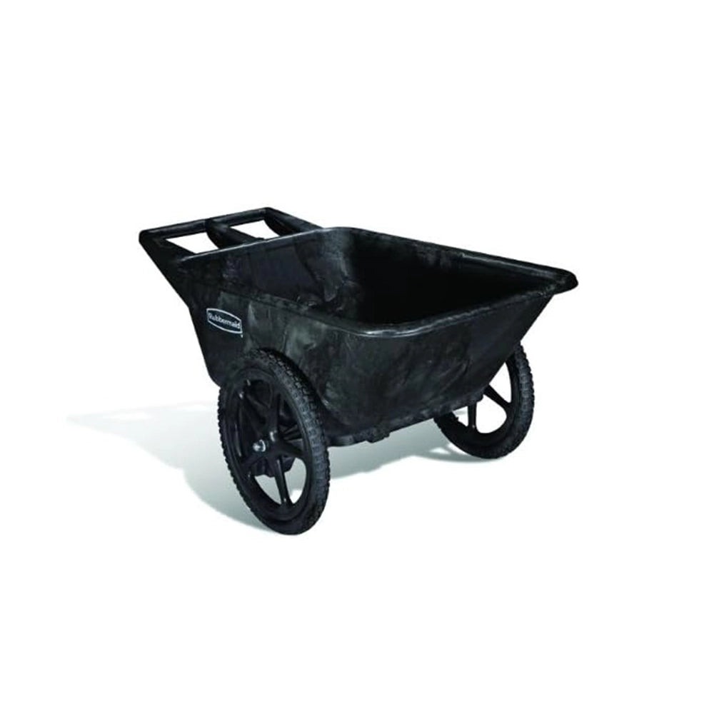 rubbermaid heavy duty big wheel cart 136l