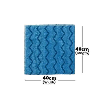 rubbermaid hygen microfiber cloth blue 40 x 40cm