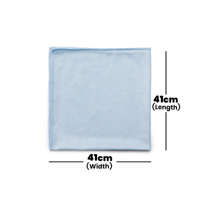 rubbermaid hygen microfiber cloth blue 41 x 41cm 1 x 12