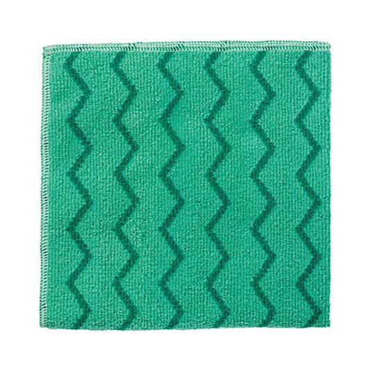 rubbermaid hygen microfiber cloth green 41 x 41cm 1 x 12
