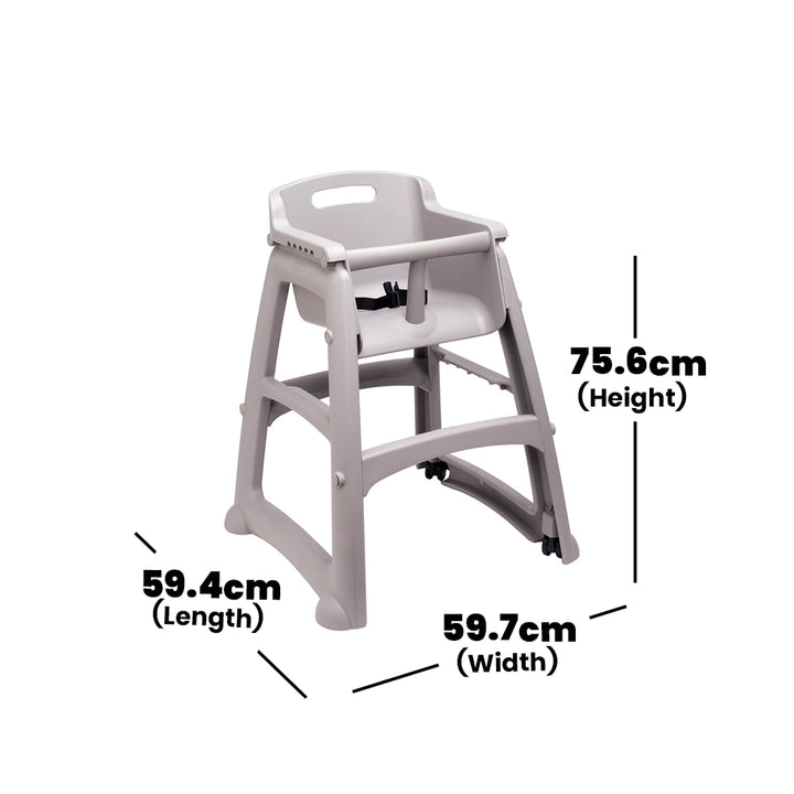 rubbermaid platinum baby high chair with wheels