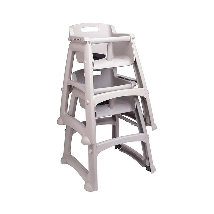 rubbermaid platinum baby high chair without wheels