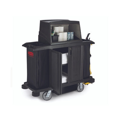 rubbermaid protective hood for housekeeping cart