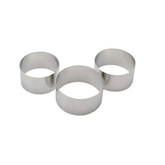 Sanneng SN3476 Stainless Steel Mini Cake Ring Round, ø 7 x H 5 cm