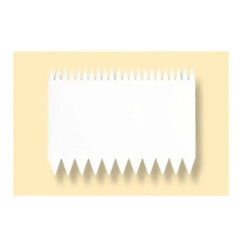 Sanneng SN4092 Plastic Comb Scraper Rectangular 2 Sides, L 11 x W 7.6 cm