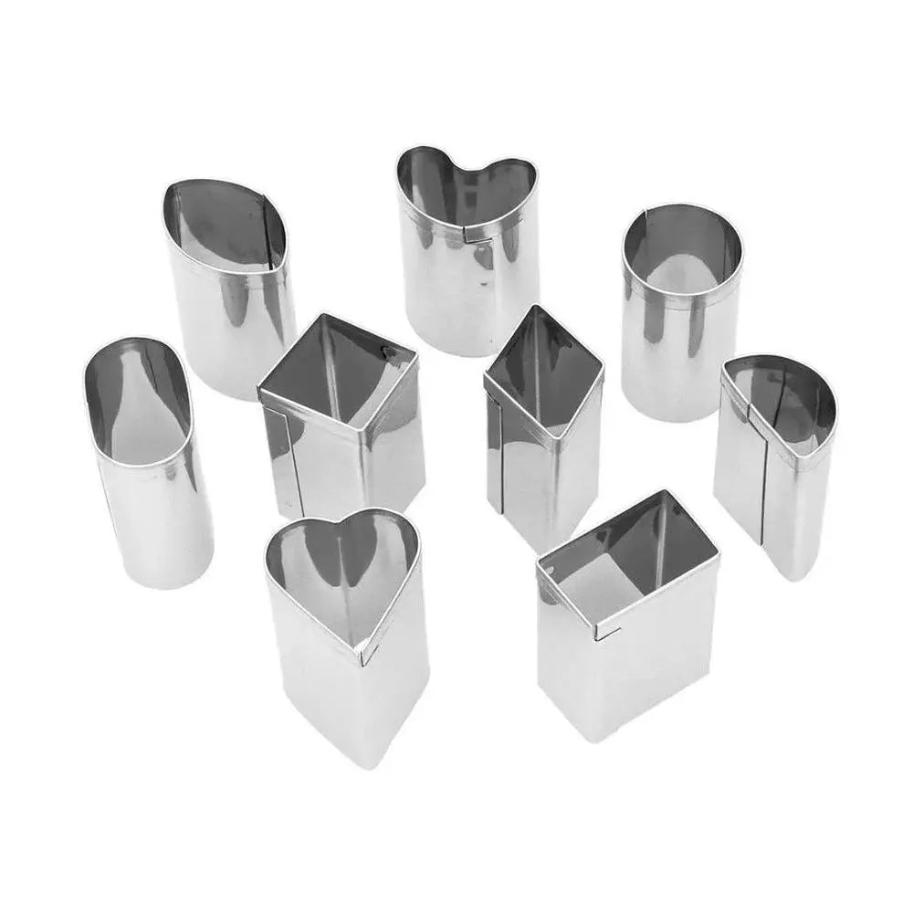 Schneider Stainless Steel 4 Patits Cutters Set of 9Pcs 3/5CM