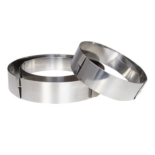 Schneider Stainless Steel Adjustable Round Cake Ring 18-30X5CM or 18-30X6CM - HorecaStore