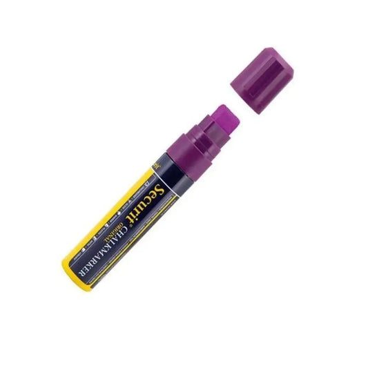 Securit SMA720-VT Liquid Chalk Marker Large 7-15 mm Nib, Color Violet, Set of 3