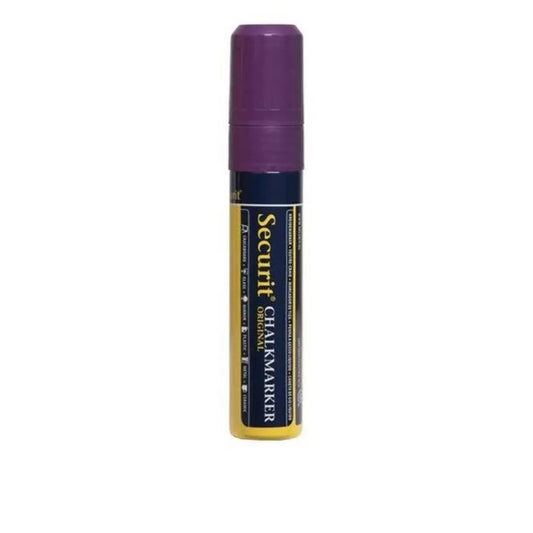 Securit SMA720-VT Liquid Chalk Marker Large 7-15 mm Nib, Color Violet, Set of 3