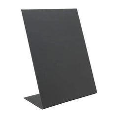 Securit® Tabletop Chalkboard L Sign, Acrylic Chalkboard Stand Vertical A5 H 21.5 x W 15 x D 8.5 cm, Set of 3 Black