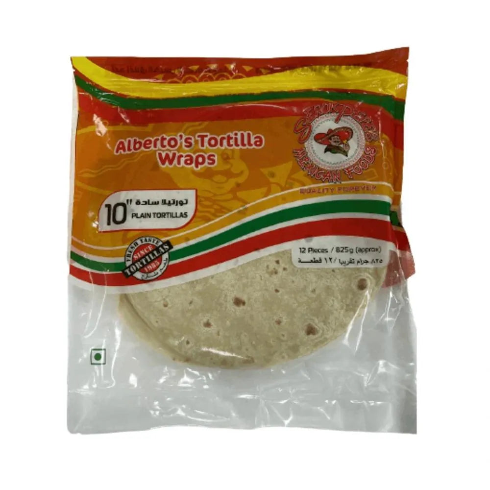 Senor Pepe's 10" Flavored Flour Frozen Tortillas, 10 x 1 DOZ