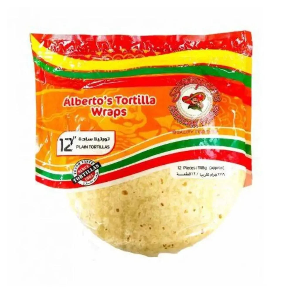 Senor Pepe's 12" Pressed Flour Frozen Tortillas, 120 Pcs