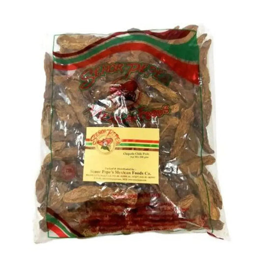 Senor Pepe's Dried Chipotle Chile Pods Packet 1 X 500 gms