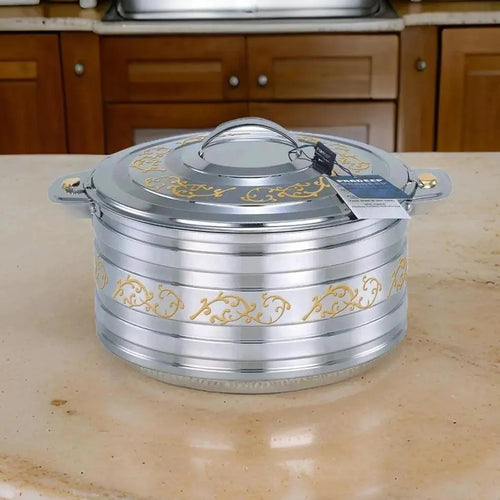 Shamma Stainless Steel Hot Pot Gold, 5000 ml