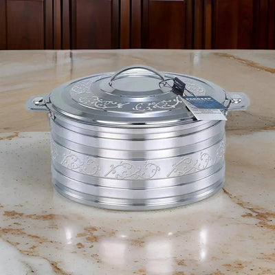 Shamma Stainless Steel Hot Pot Silver, 3500 ml