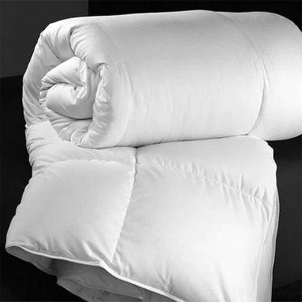 Simplicity Hotel Linen Hollow Duvet King, Poly Cotton Outer Cover, 100% Hollow Fibre, 260 X 240 cm